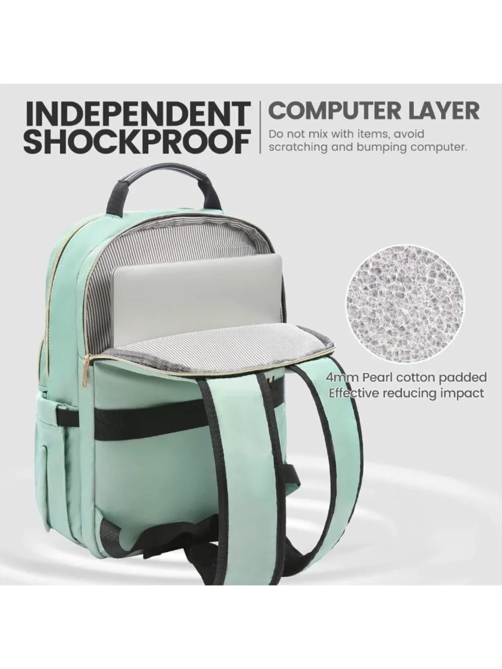 Stylish Quilted Laptop Backpack for Women | Perfect Work, Travel & College Bag